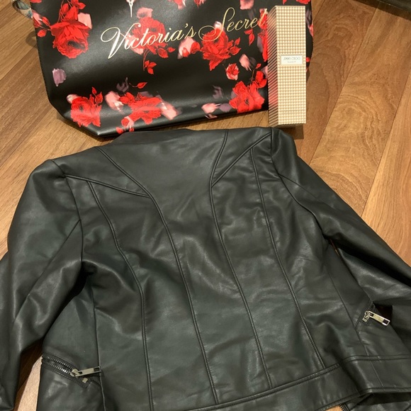 INC Faux Leather Jacket - Picture 3 of 5